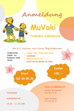 Anmeldung MuVaKi